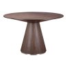 Mulyoharjo Mid-Century Modern Round Wood Dining Table