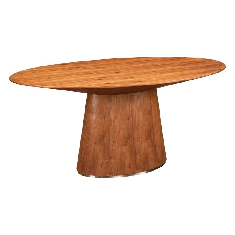 Mulyoharjo Mid-Century Modern Round Wood Dining Table Mulyoharjo Mid-Century Modern Round Wood Dining Table
