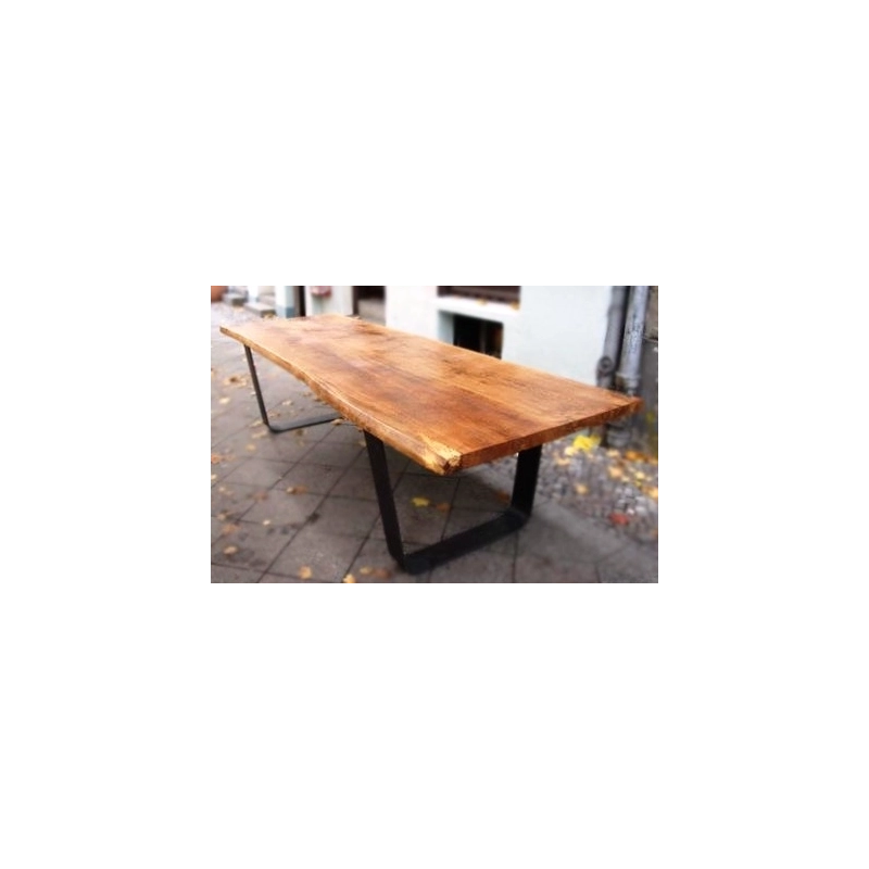 Mulyoharjo Rustic River Dining Table with Live Edge Wood and Gray Epoxy Resin Mulyoharjo Rustic River Dining Table with Live Edge Wood and Gray Epoxy Resin