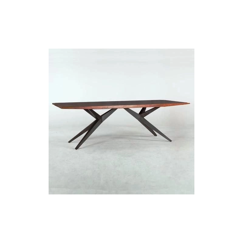 Mulyoharjo Louis XVI Dining Table with Marble Top and Gilded Wood