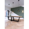 Mulyoharjo Live Edge Dining Table - Natural Wood Slab, Rustic Modern