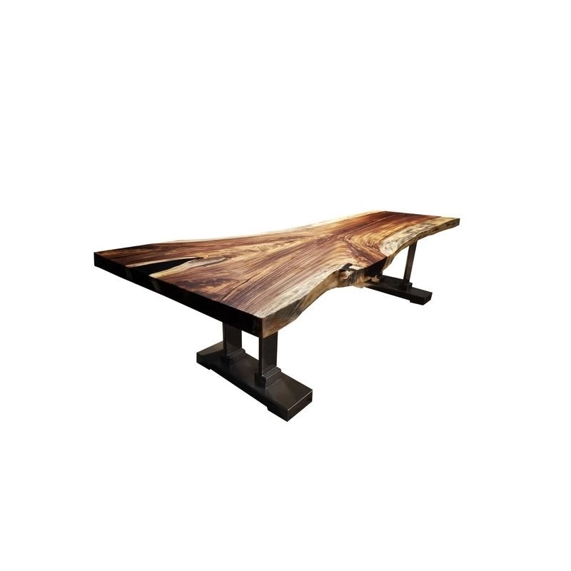 Suar Slab Dining Table 815 by Mulyoharjo Furniture Supplier Suar Slab Dining Table 815 by Mulyoharjo Furniture Supplier