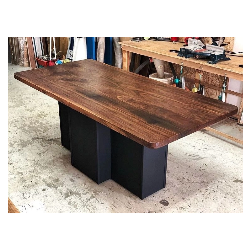 Mulyoharjo Live Edge Wood and Resin Dining Table Mulyoharjo Live Edge Wood and Resin Dining Table