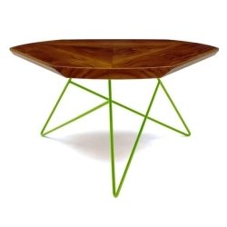 Industrial Dining Table, Wood and Iron, Mulyoharjo