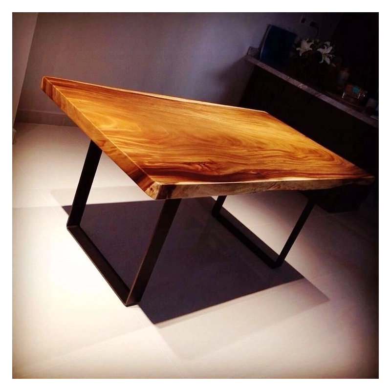 Mulyoharjo Live Edge Dining Table - Natural Wood Slab Mulyoharjo Live Edge Dining Table - Natural Wood Slab