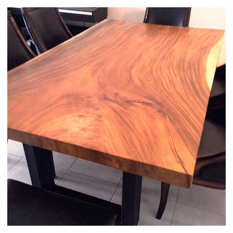 Mulyoharjo Modern Epoxy Resin Dining Table Olive Wood Gray Resin Mulyoharjo Modern Epoxy Resin Dining Table Olive Wood Gray Resin