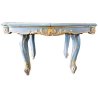 Modern River Dining Table with Wood and Resin