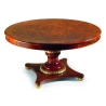 Modern Live Edge Wood Resin Dining Table with Black Epoxy River