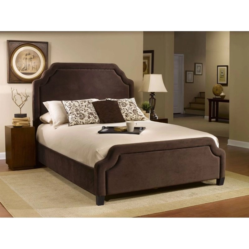 Upholstered Nailhead Trim Bed Upholstered Nailhead Trim Bed