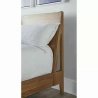 Solid Wood Platform Bed Frame Modern Design Queen Size