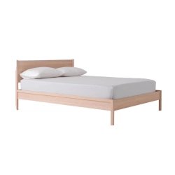 Minimalist Modern Solid Wood Bed Frame Queen Size