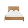 Handcrafted Rattan Woven Bed Frame with Headboard