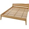 Minimalist Modern Solid Wood Bed Frame with Slatted Headboard