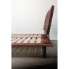 Exquisite Solid Wood Bed Frame with Natural Live Edge Headboard