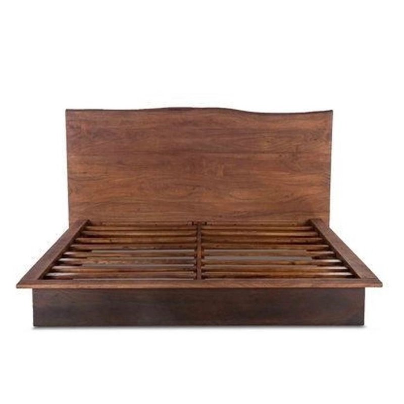 Solid Wood Platform Bed Frame with Arched Headboard Solid Wood Platform Bed Frame with Arched Headboard