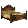 Exquisite Classic Ornate Carved Wooden King Bed Frame