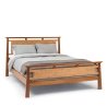 Quality Crafted Solid Wood Platform Bed Frame with Panel Headboard