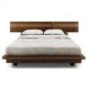 Minimalist Modern Solid Wood Platform Bed Frame with Headboard
