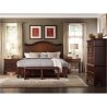 Elegant Solid Wood King Size Bed Frame with Arched Headboard