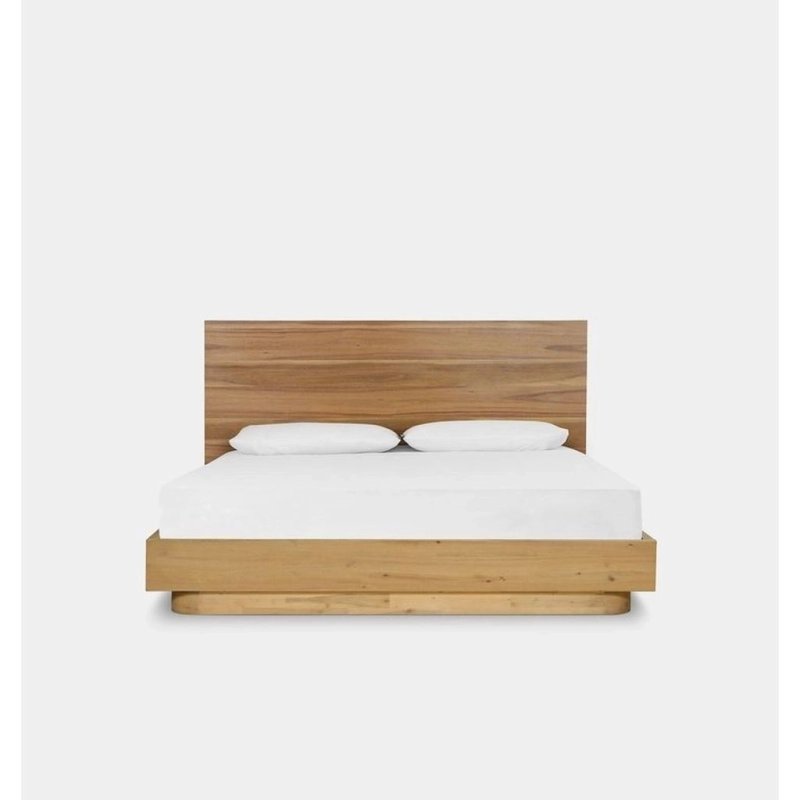 Minimalist Modern Wooden Platform Bed Frame with Headboard Minimalist Modern Wooden Platform Bed Frame with Headboard