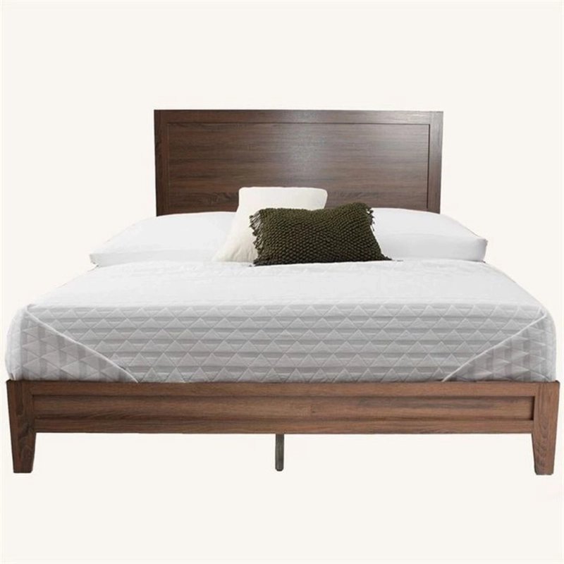 Modern Solid Wood Platform Bed Frame with Headboard Modern Solid Wood Platform Bed Frame with Headboard