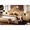 Ornate Carved Gold Leaf Luxury Bedroom Set Bedframe