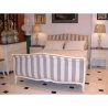 Upholstered French Provincial Classic Wood Bed Frame