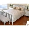 Upholstered French Provincial Classic Wood Bed Frame
