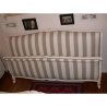 Upholstered French Provincial Classic Wood Bed Frame