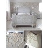 Elegant Carved Classic French Style Wooden Bed Frame