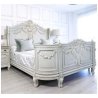 Elegant Carved Classic French Style Wooden Bed Frame