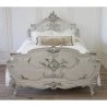 Exquisite Hand Carved French Style Bed Frame Antique White
