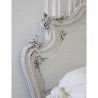 Exquisite Hand Carved French Style Bed Frame Antique White