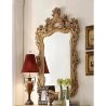 Luxury Gold Ornate Carved Wood Bed Frame Classic Baroque Style