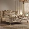 Luxury Classic Carved Upholstered King Bed Set