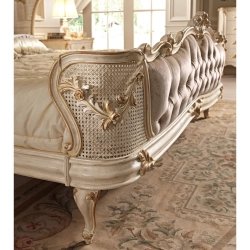Luxury Classic Carved Upholstered King Bed Set