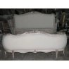 Luxury Classic Carved Wooden Upholstered Bed Frame