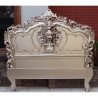 Luxury Classic Carved Wood Bed Frame - Champagne Gold