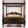 Exquisite Hand Carved Solid Wood Four Poster Canopy Bed