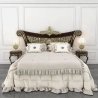 Elegant Classic Carved Wood Bed Frame Luxury Design