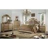 Luxurious Ornate Tufted Upholstered Classic Bed