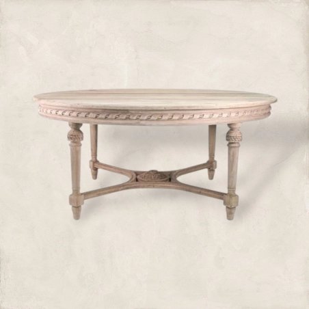French Classic Mahogany Dining Table 946 for Kitchen and Dining Room - Mulyoharjo Furniture Supplier