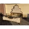 Elegant Classic Tufted Upholstered Wood Bed