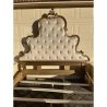 Elegant Classic Tufted Upholstered Wood Bed