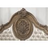 Ornate Classic Wood and Upholstered Bed Frame