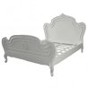 Classic White Wooden Bed Frame | Elegant Bedroom Furniture