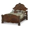 Exquisite Carved Solid Wood Bed Frame - Classic Ornate Style